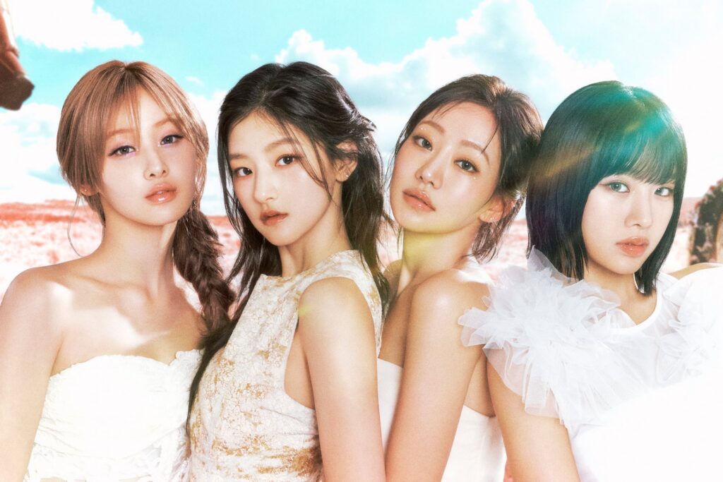 KISS OF LIFE members Julie, Natty, Belle and Haneul in a 2025 promotional portrait