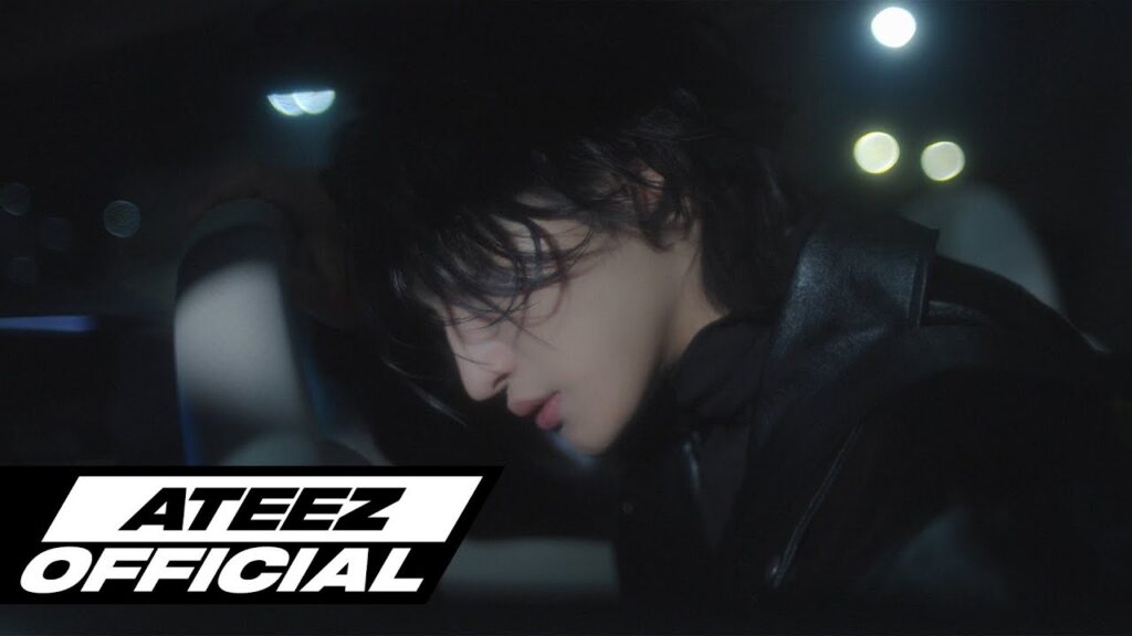 Seonghwa of ATEEZ in the official Odoriko cover clip