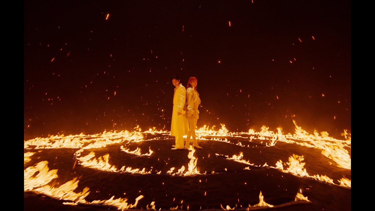 LiSA and Felix of Stray Kids in the ReawakeR official music clip
