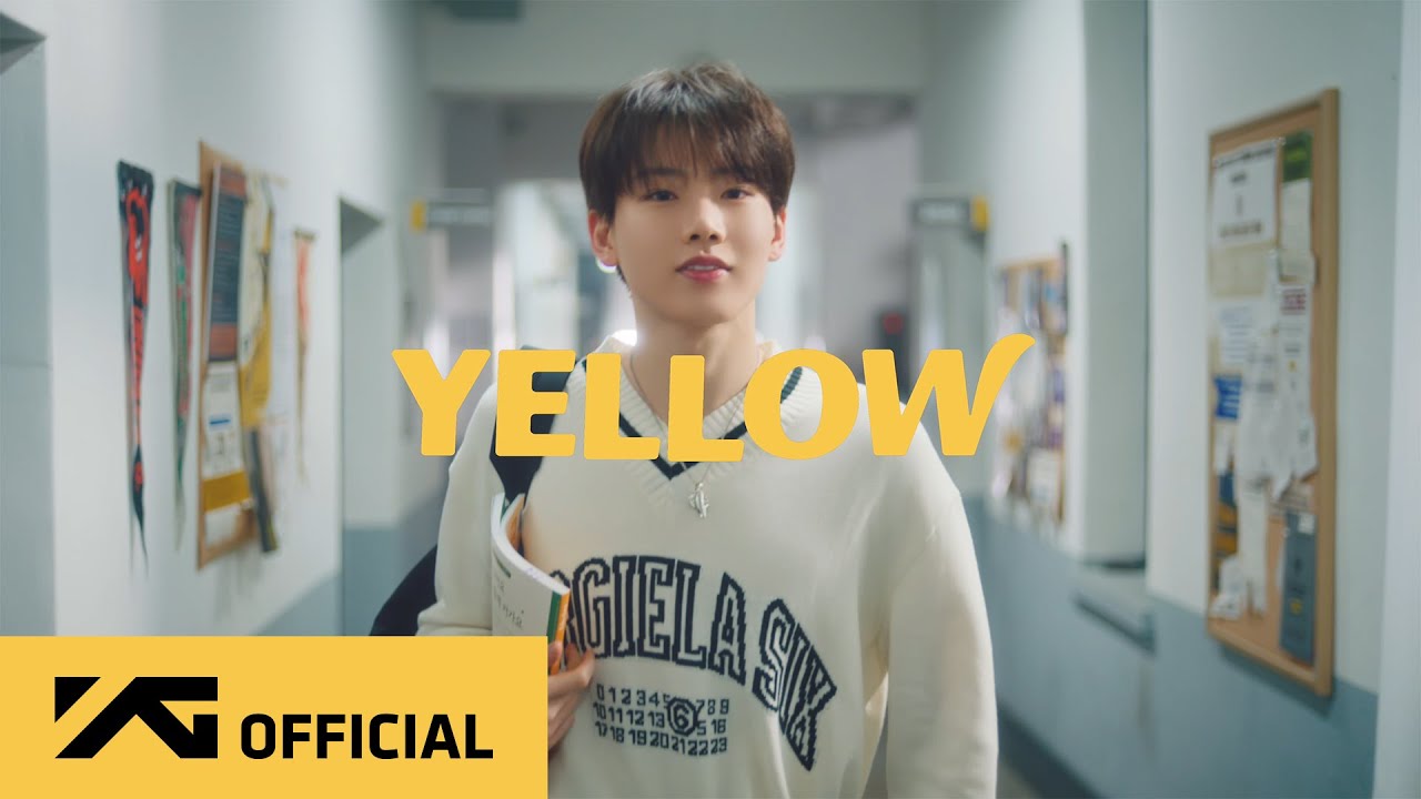 TREASURE together in the YELLOW official music video