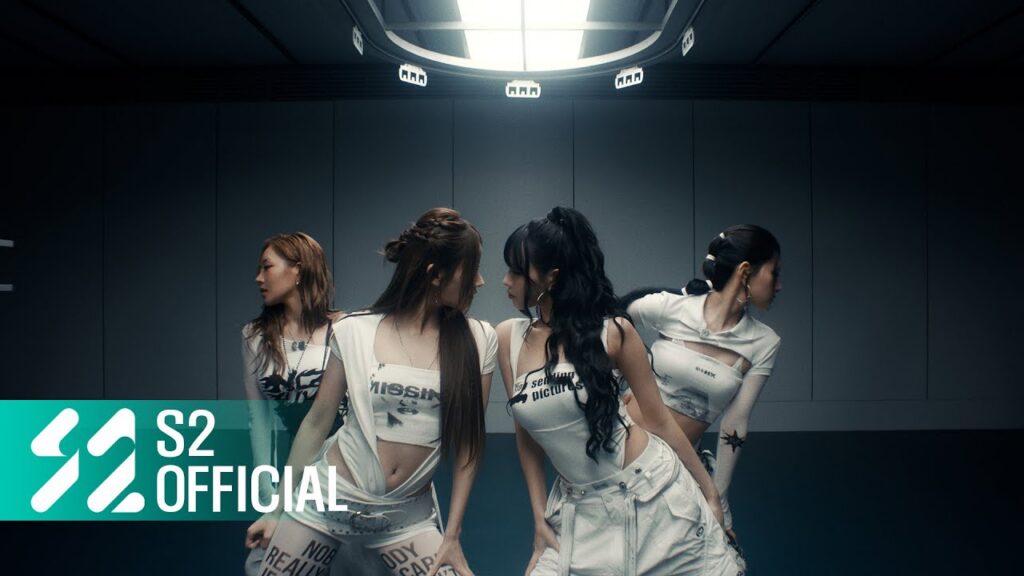 KISS OF LIFE in the Lips Hips Kiss official music video