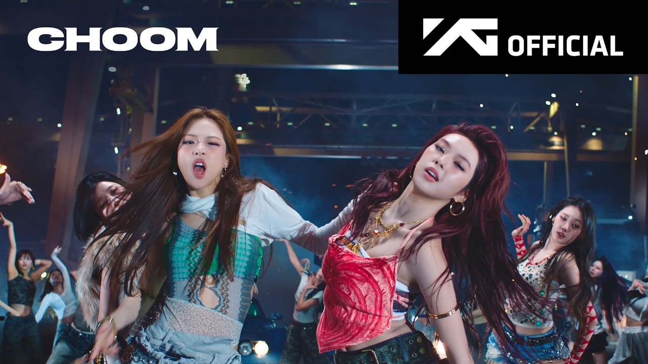 BABYMONSTER members in the official CHOOM music video