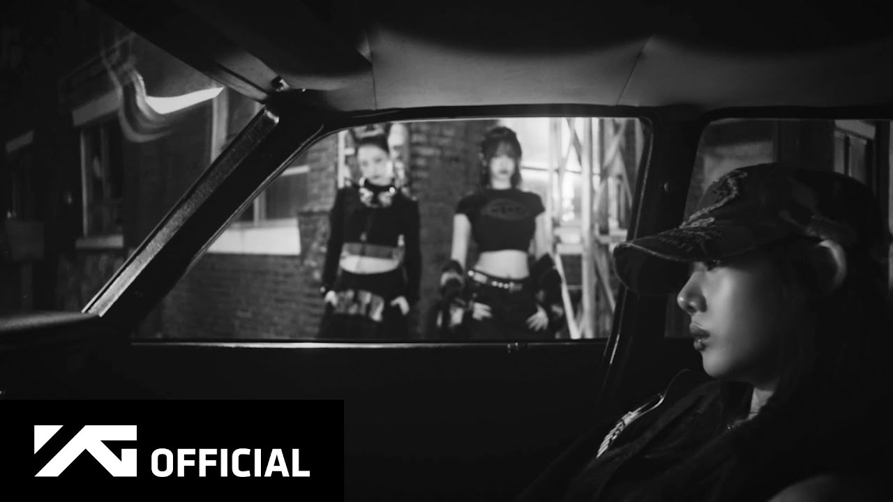 BABYMONSTER CLIK CLAK seven-member black-and-white concept image