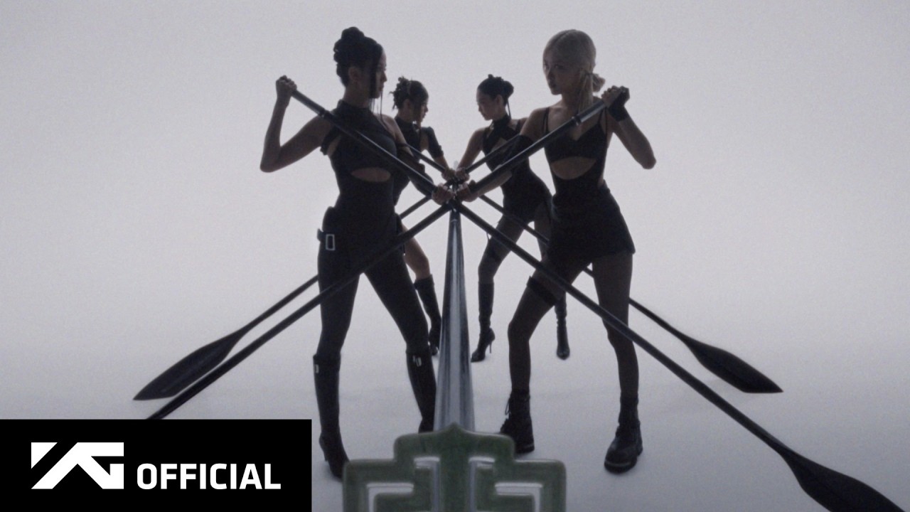 BLACKPINK members Jisoo, Jennie, Rosé and Lisa in the GO official music video