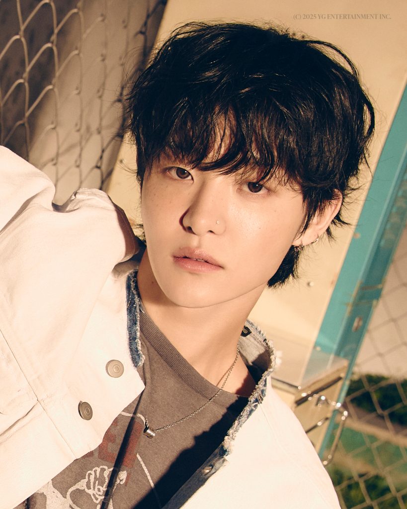 Jihoon of TREASURE in a full-color promotional portrait
