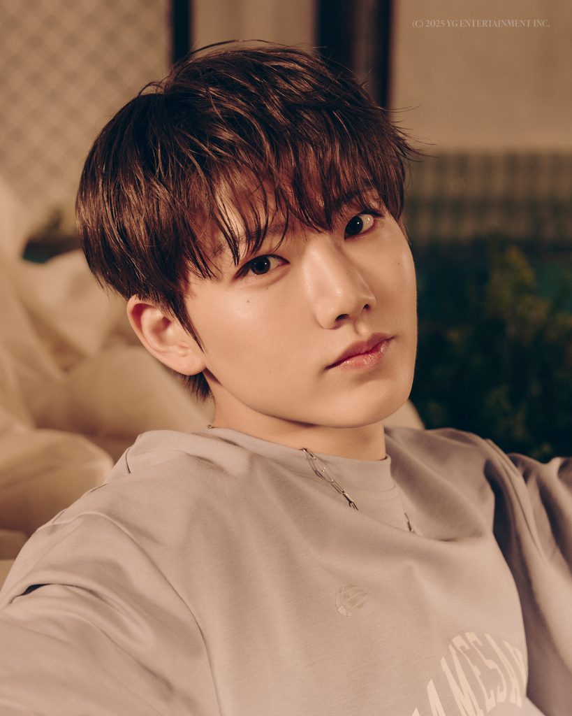 Junkyu of TREASURE in a full-color promotional portrait