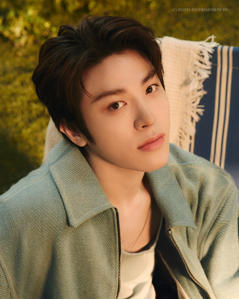 So Jung Hwan of TREASURE in a full-color promotional portrait