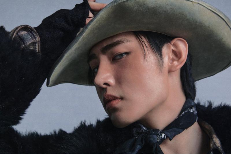 Sunghoon of ENHYPEN in a full-color promotional portrait