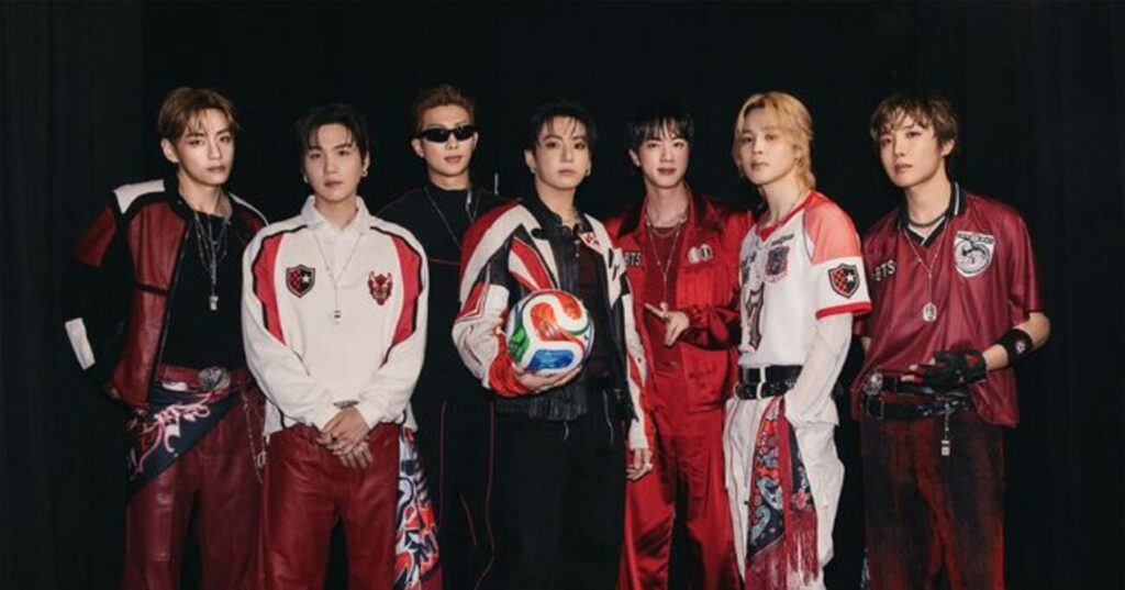 BTS together at the 2026 FIFA World Cup final halftime show