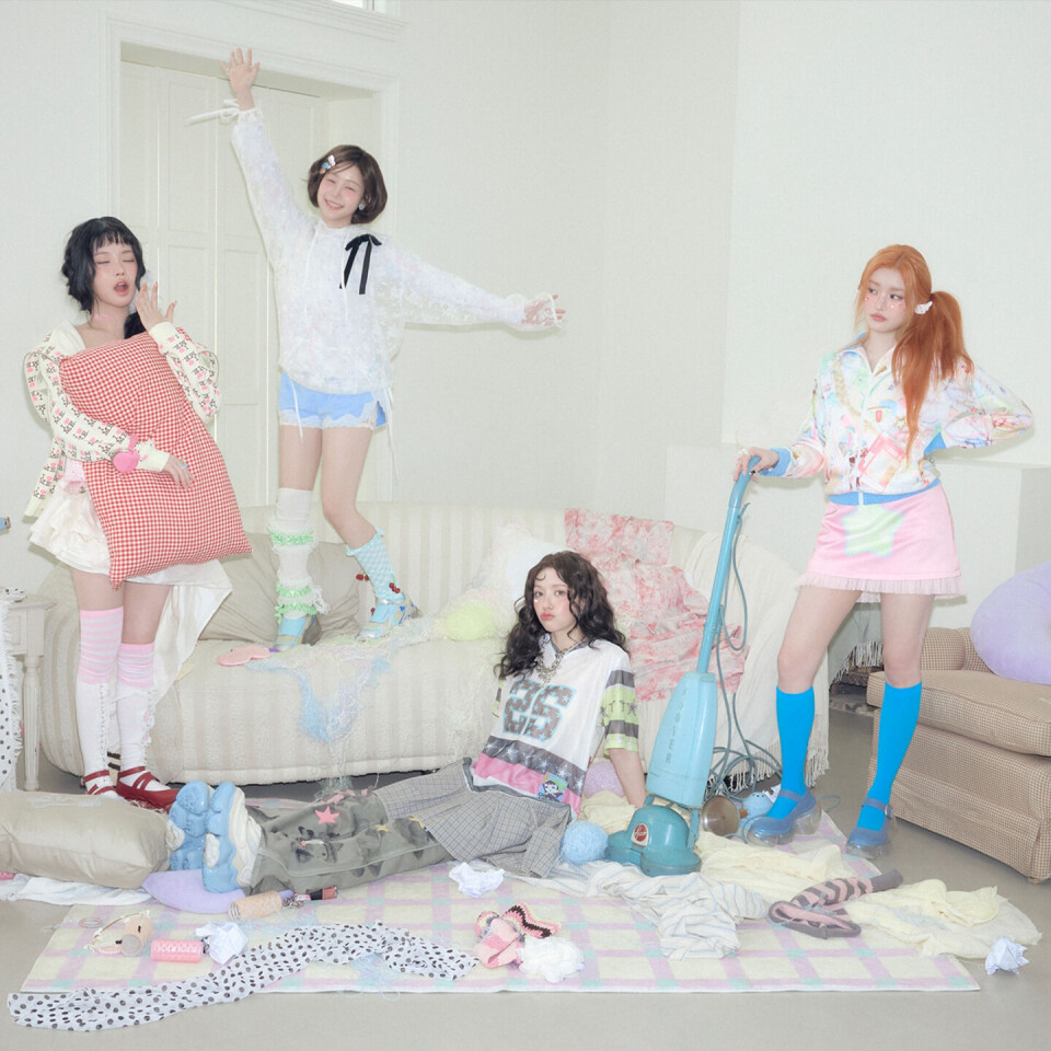 FIFTY FIFTY members Keena, Chanelle Moon, Yewon, Hana and Athena