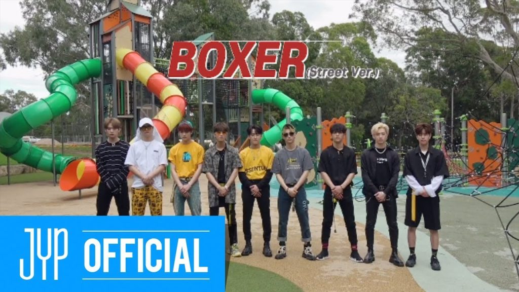 Stray Kids in the official Boxer video