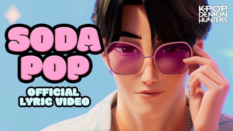 SAJA Boys in the official Soda Pop lyric video from KPop Demon Hunters