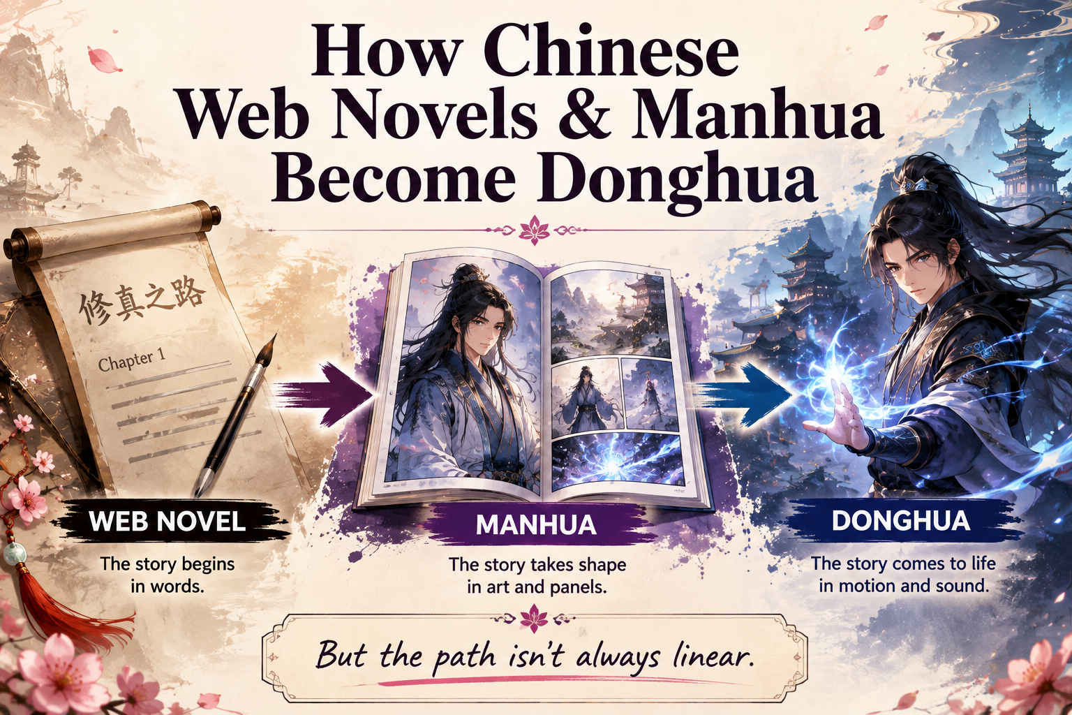 How Chinese web novels and manhua become donghua