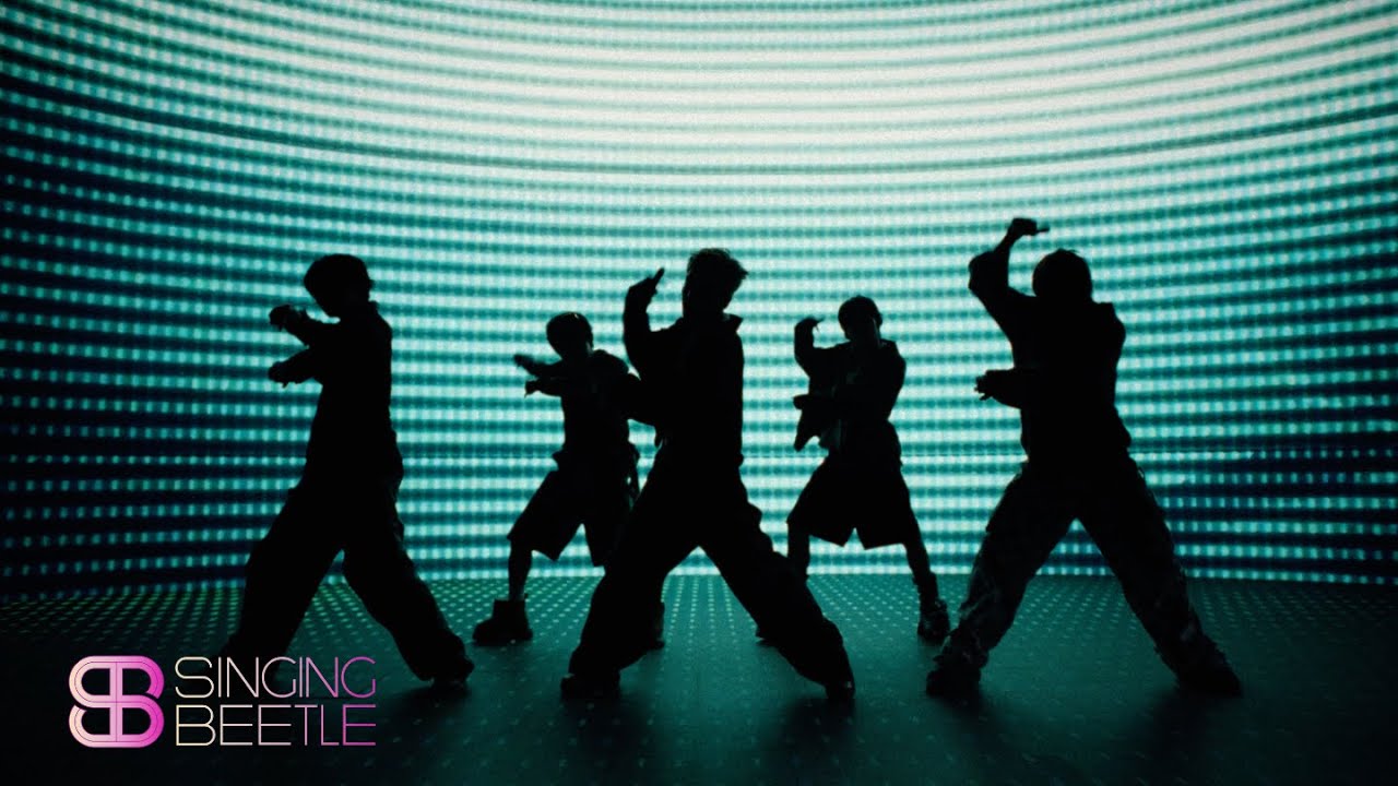 All five members of 1VERSE in the official Shattered music video