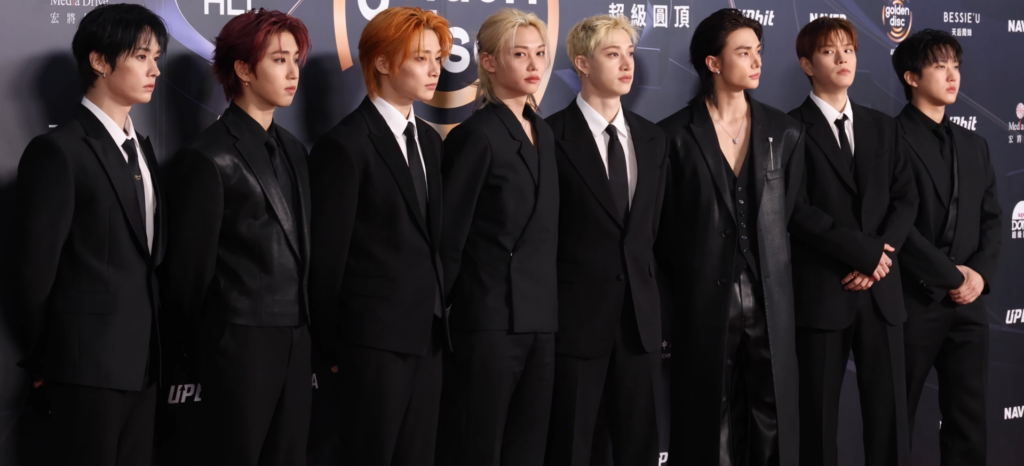 Stray Kids all current members in an official group portrait