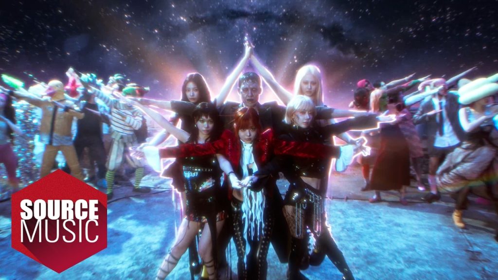 LE SSERAFIM in the CELEBRATION official music video