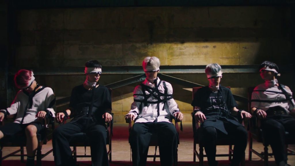 Park Junhee, Lee Jiham, Wow, Kim Byeongkwan and Kang Yuchan in the real official CACTUS music video.