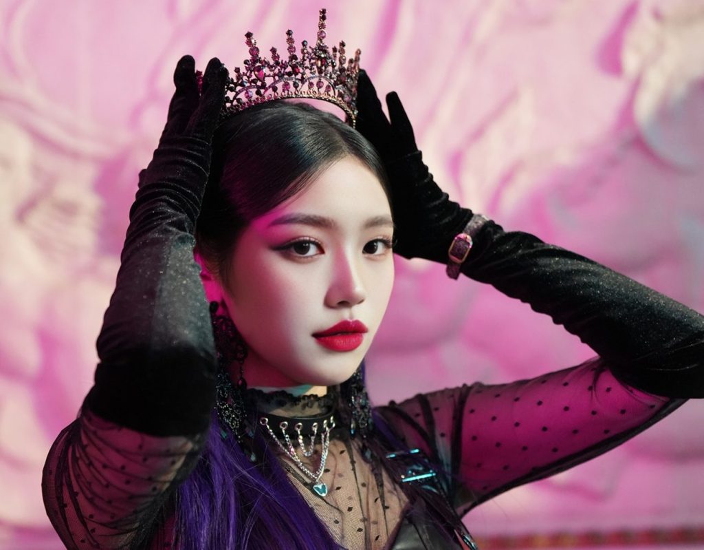 Ahra in an official 2023 iii concept portrait