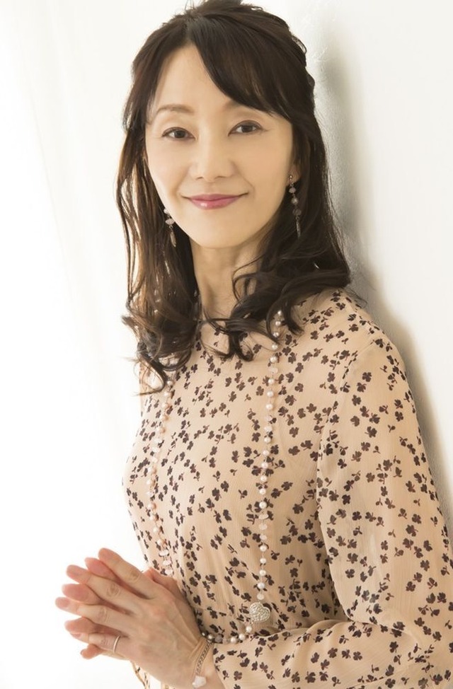 Real portrait of Japanese voice actress Atsuko Tanaka