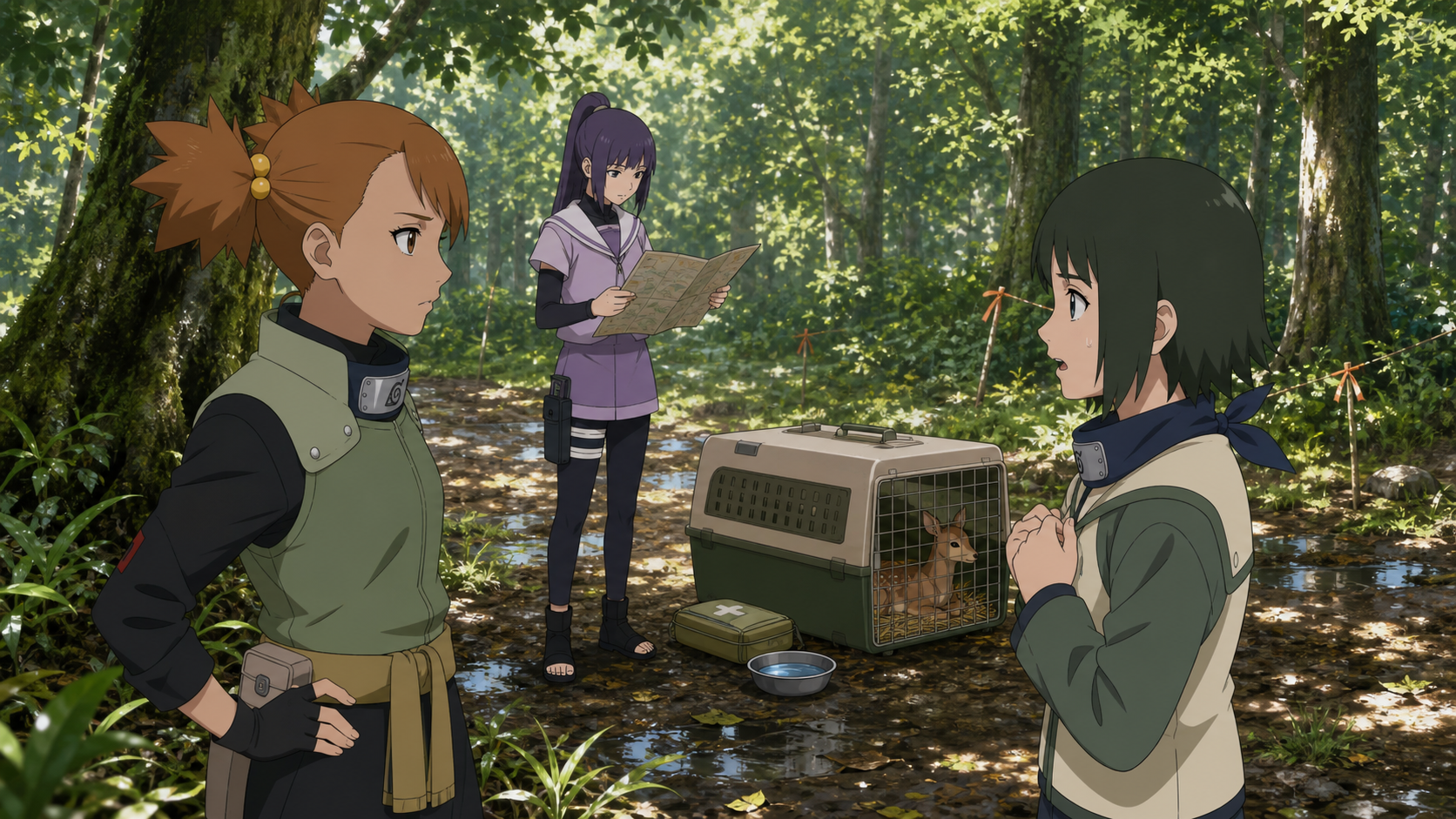 Wasabi and Namida face their fractured teamwork while Sumire refuses sole responsibility for mediation in Boruto Episode 49