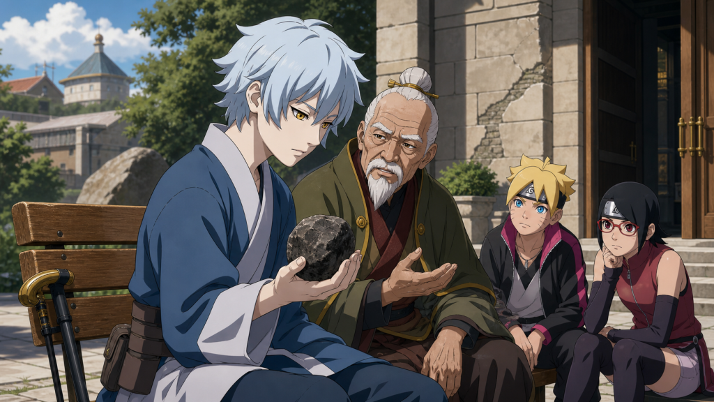 Mitsuki asks Onoki about human will beside Boruto and Sarada in Boruto Episode 71
