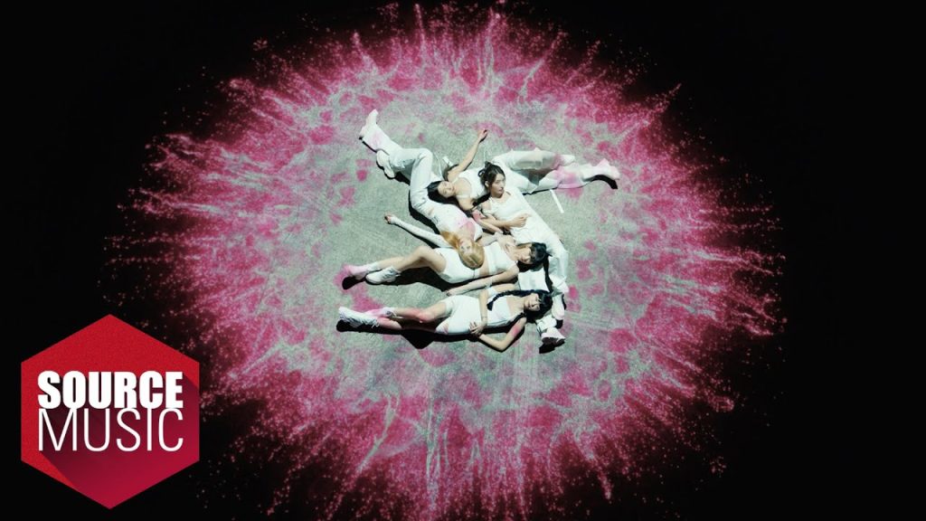 LE SSERAFIM performing Impurities in the official music video
