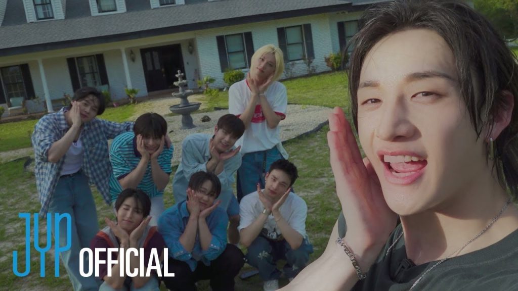 Stray Kids filming the official 0801 Street Version video