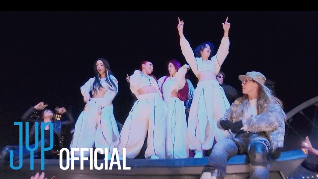 GIRLSET in the official CHAT music video