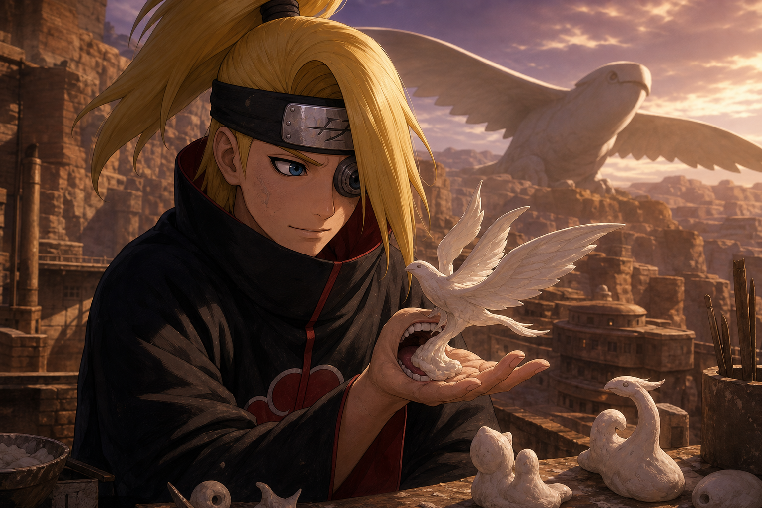 Deidara — Naruto character profile featured artwork