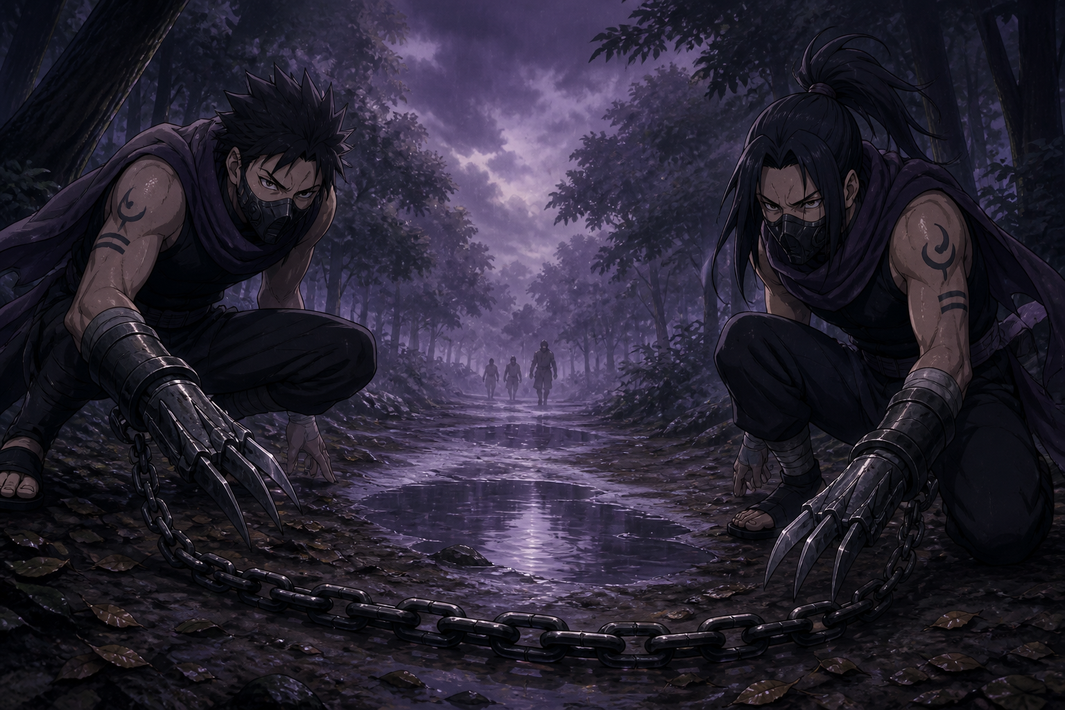 Gōzu and Meizu — Naruto character profile featured artwork