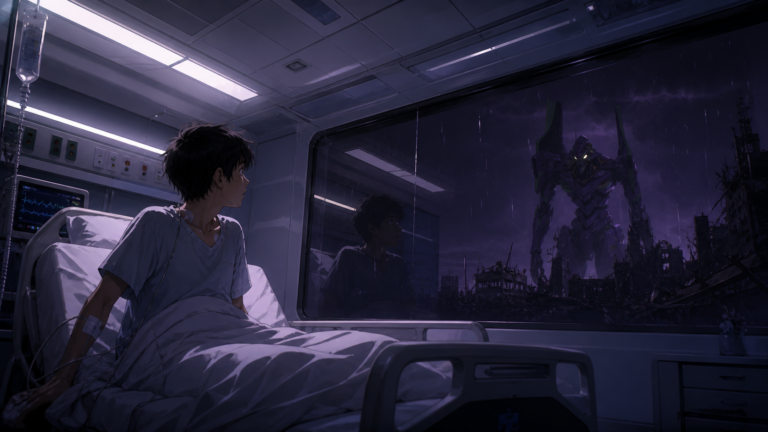 Original fan art for the Evangelion Episode 02 recap and reaction