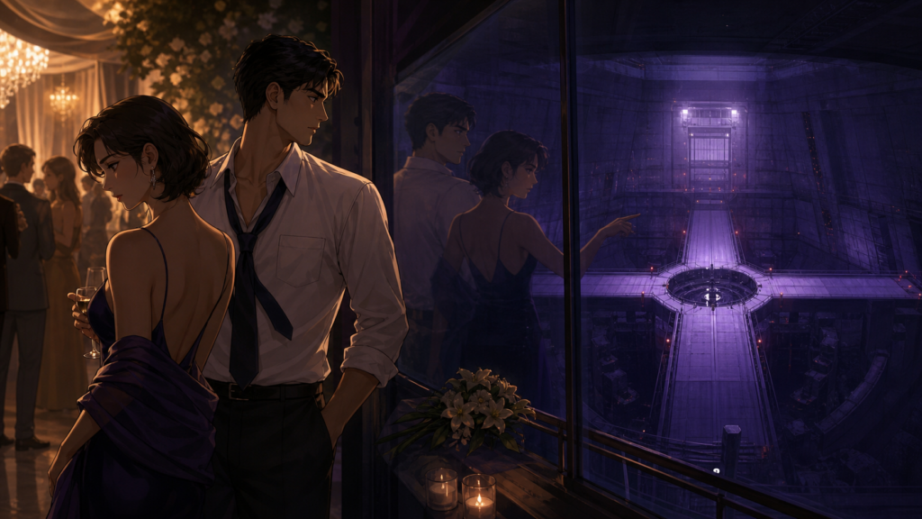 Misato Katsuragi and Ryoji Kaji confront old feelings beneath NERV secrecy in original Evangelion Episode 15 fan art