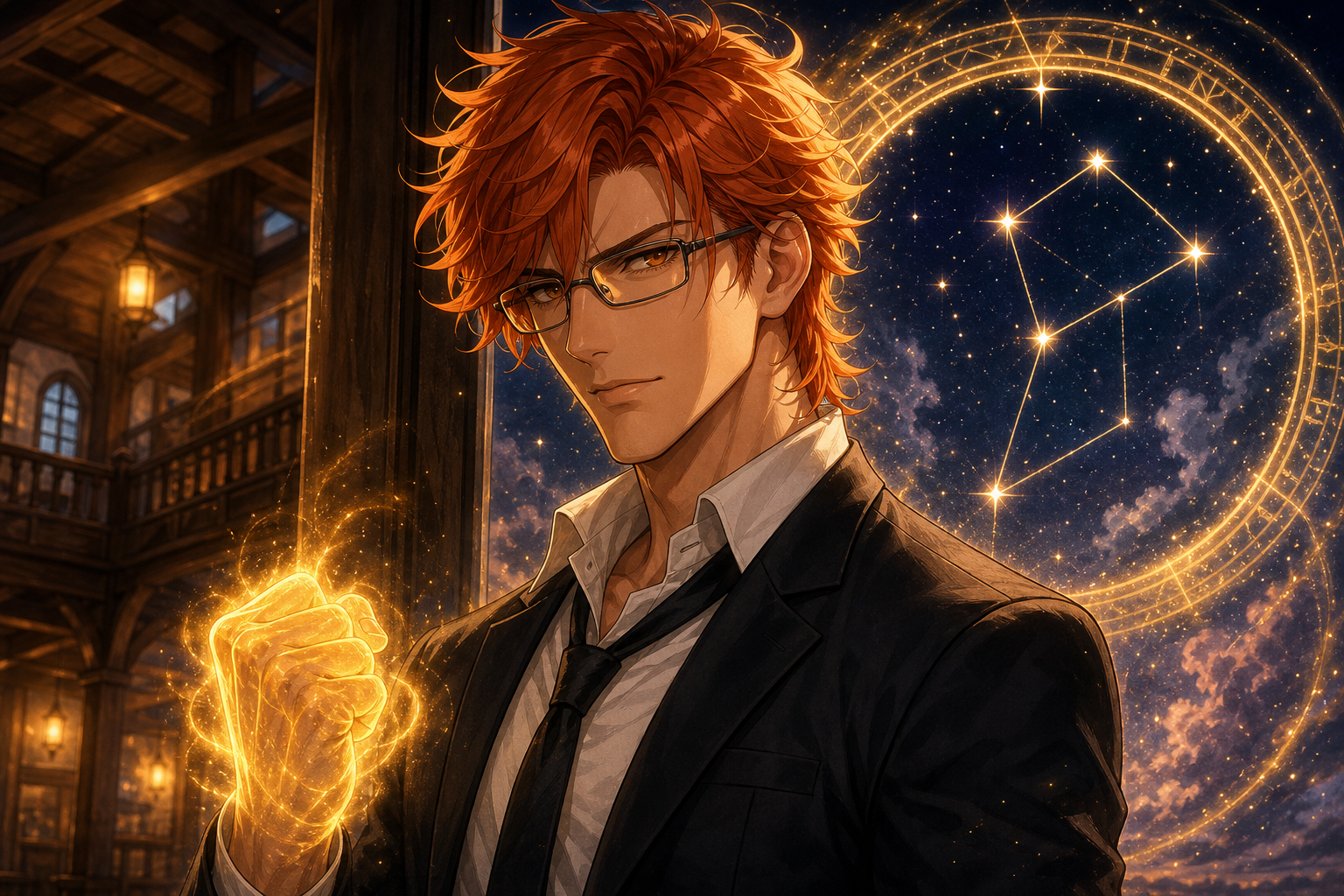 Loke channels Regulus beside the Celestial Spirit Leo gate