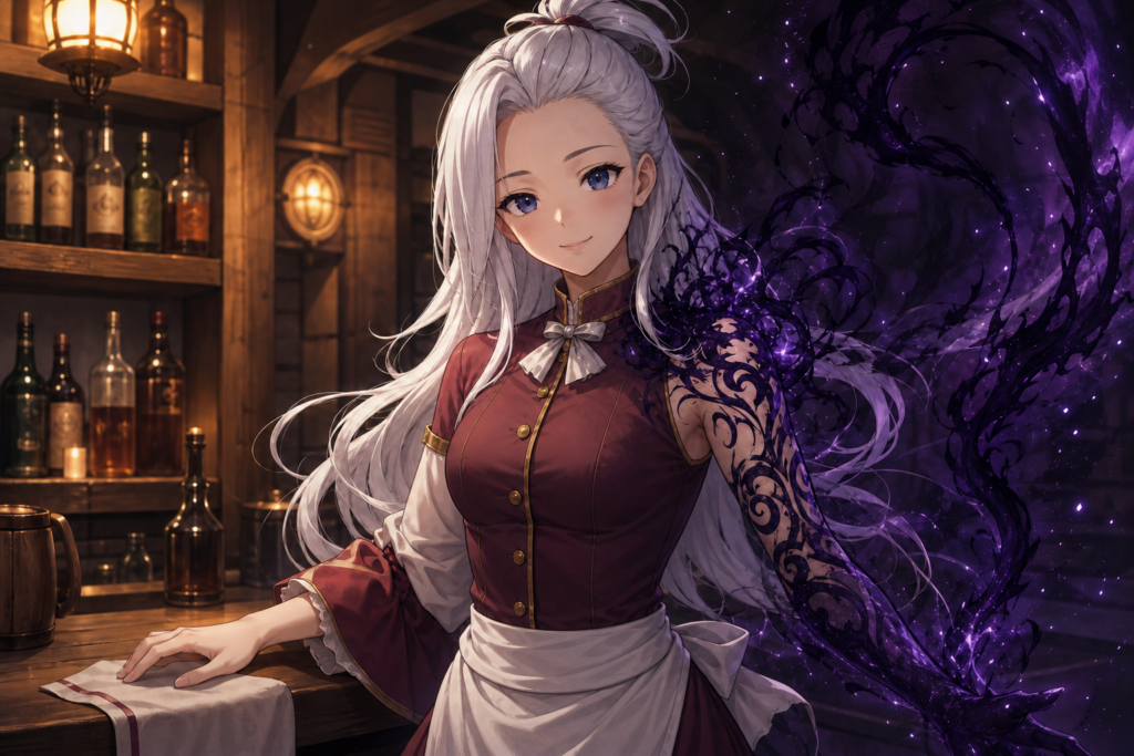 Mirajane Strauss balances guild hospitality with Satan Soul magic