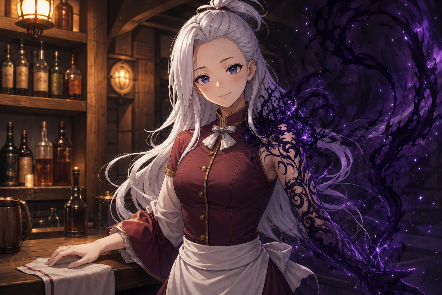 Mirajane Strauss balances guild hospitality with Satan Soul magic
