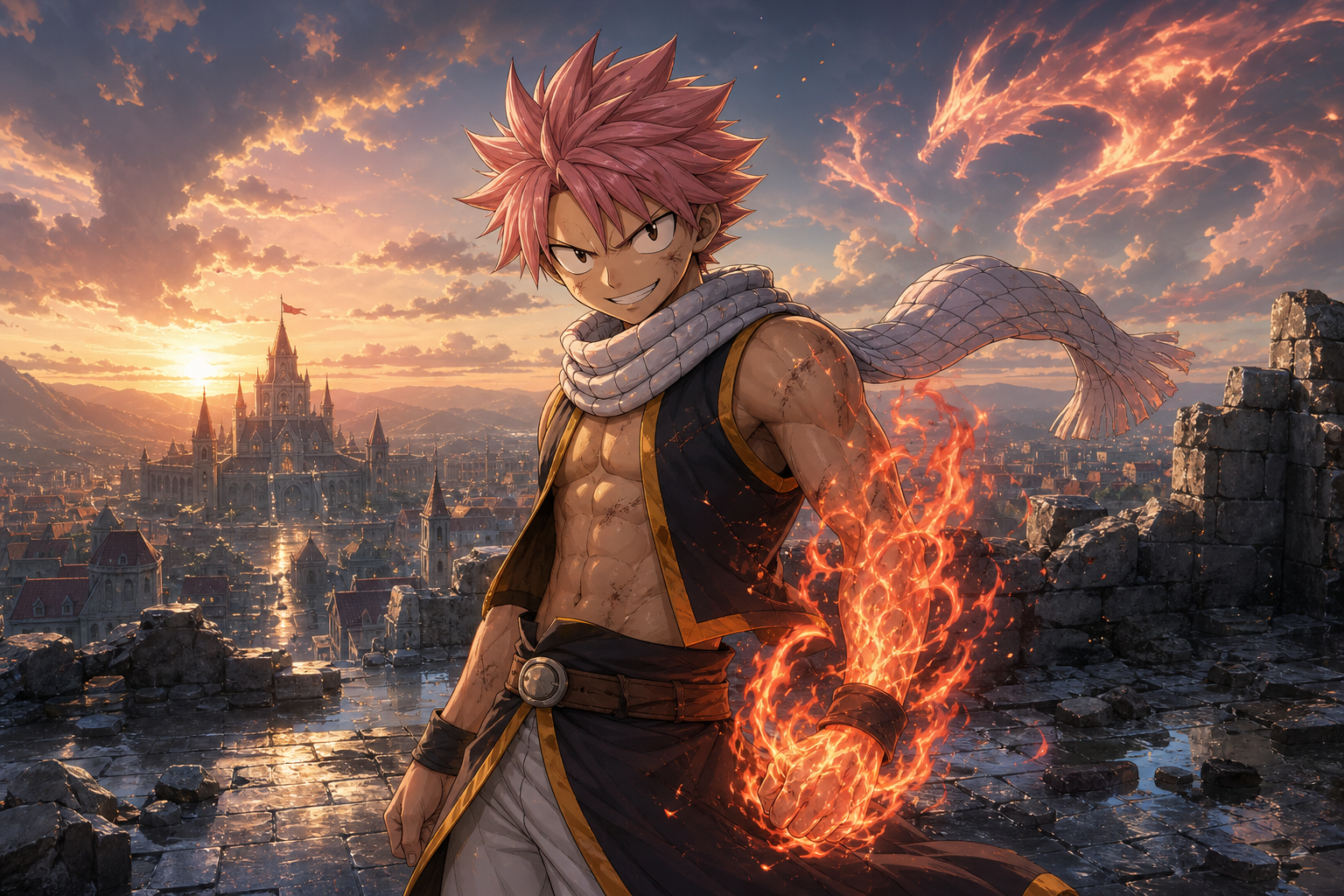 Natsu Dragneel character profile artwork