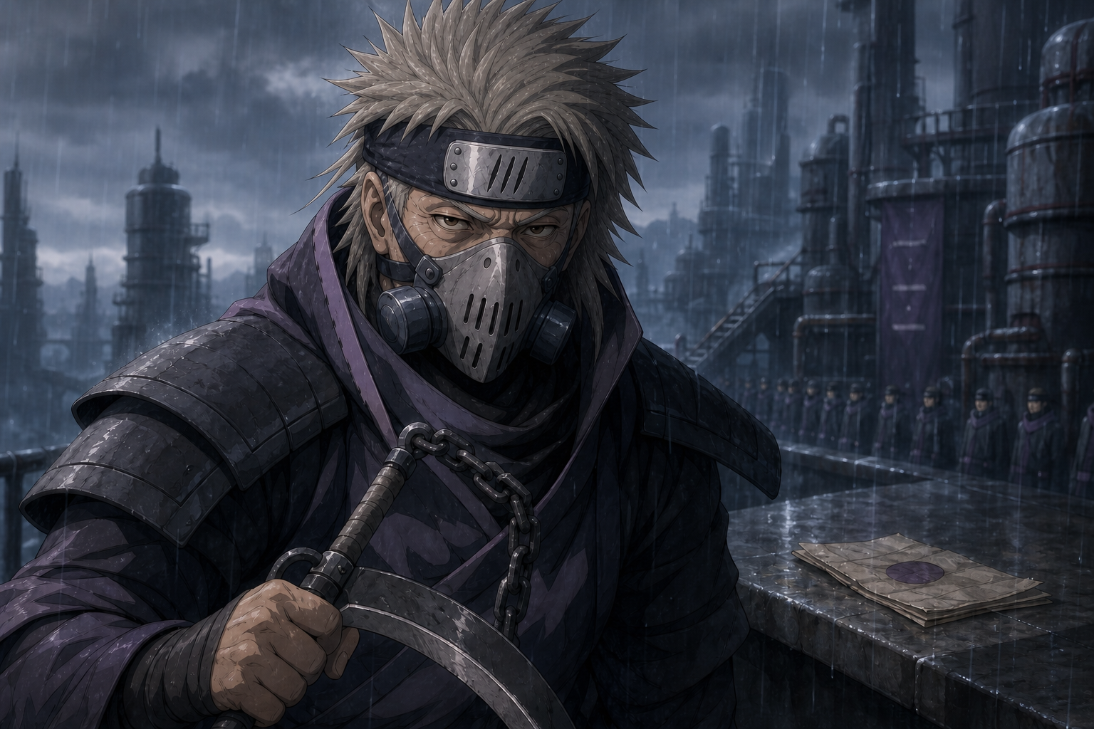 Hanzō of the Salamander — Naruto character profile featured artwork