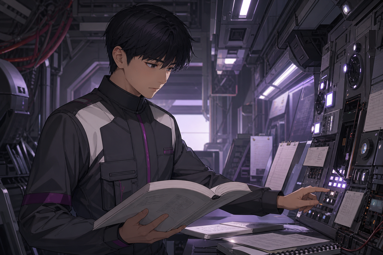 Hideki Tama Evangelion character profile artwork
