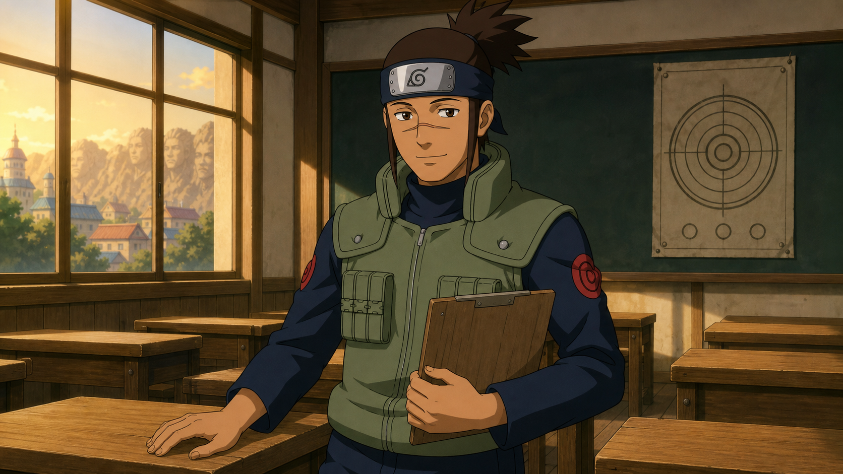 Iruka Umino — Naruto character profile featured artwork