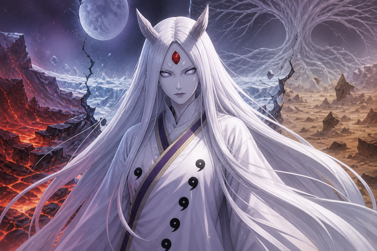 Kaguya Ōtsutsuki — Naruto character profile featured artwork