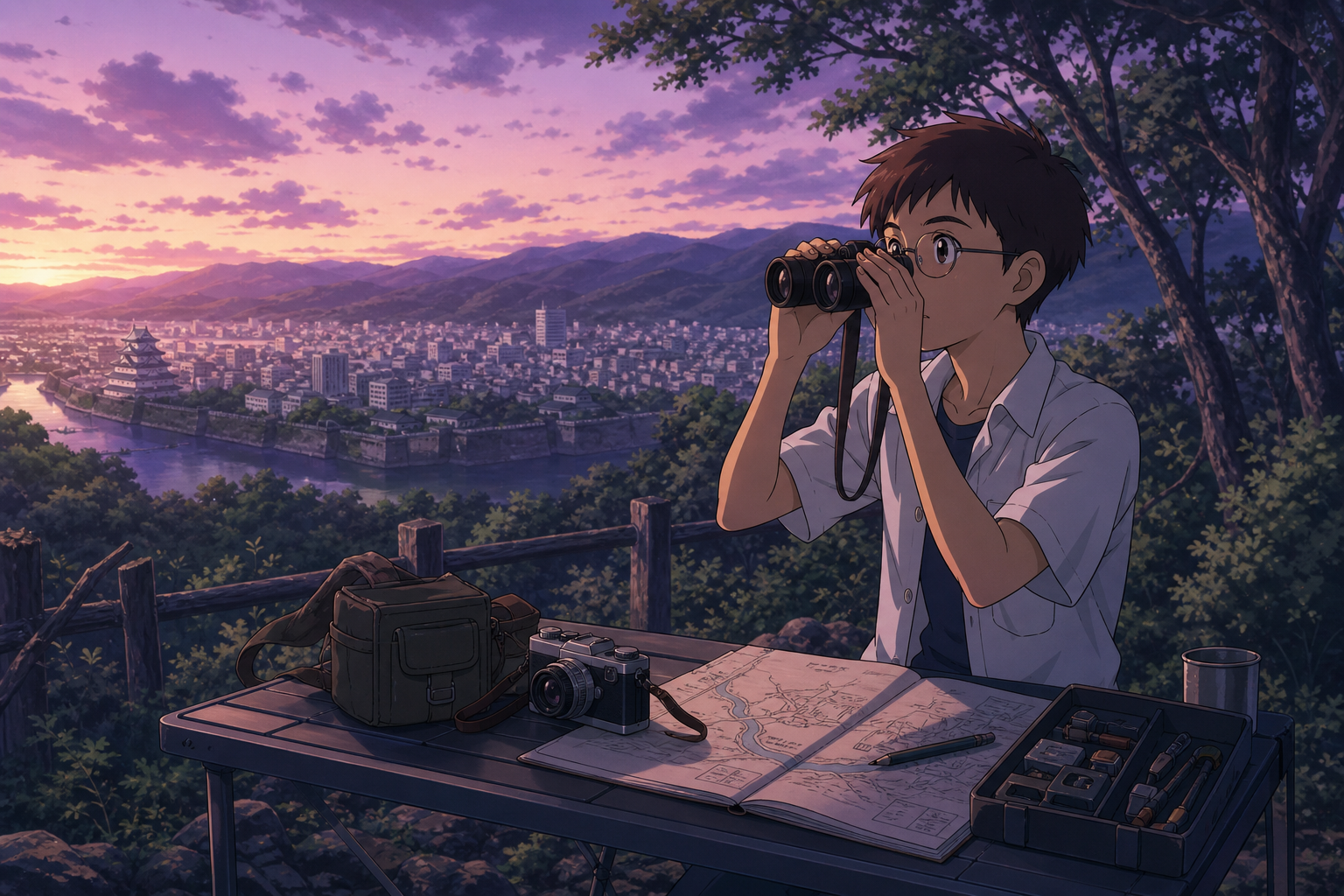 Kensuke Aida Evangelion character profile artwork
