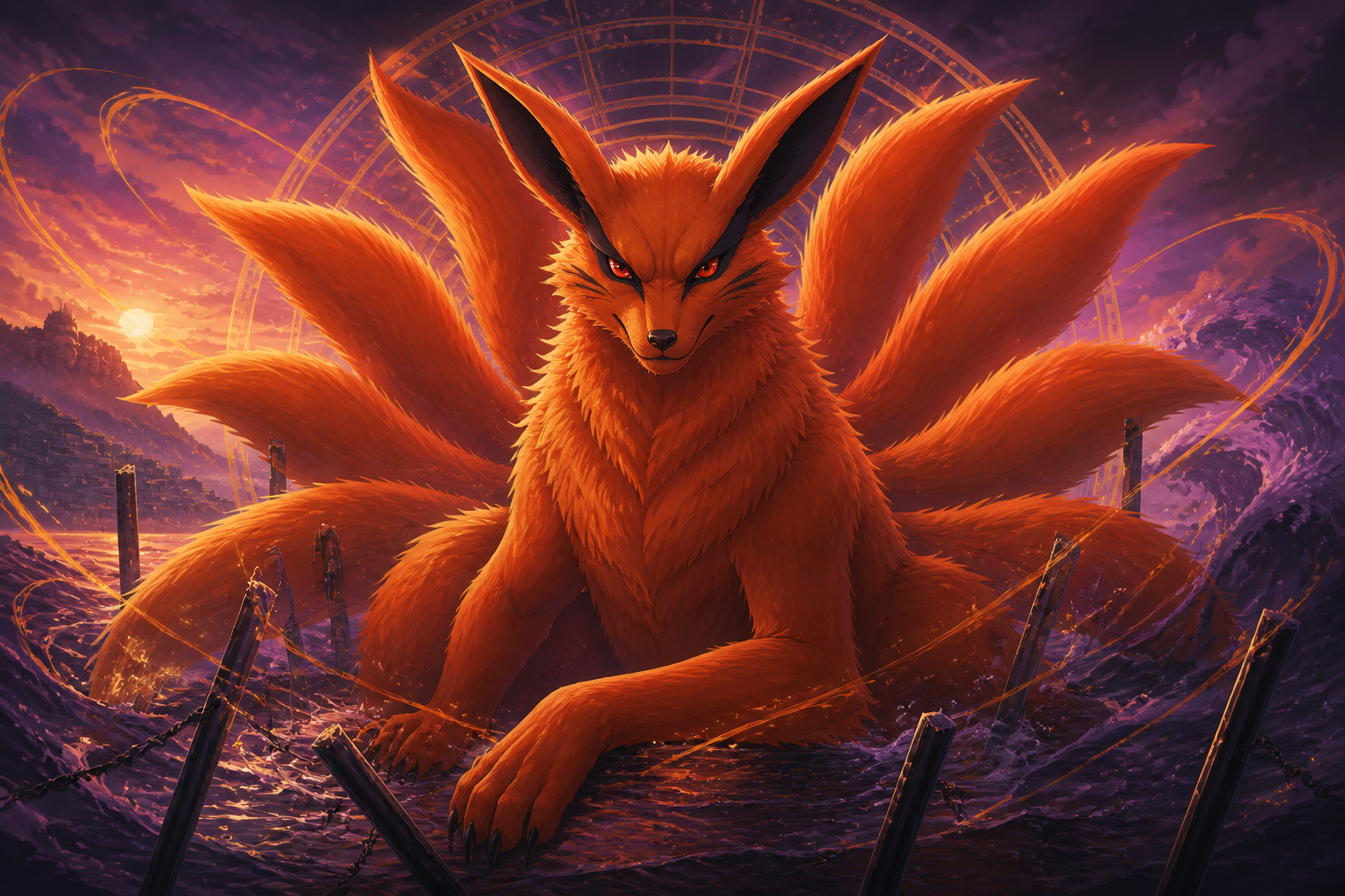 Kurama — Naruto character profile featured artwork