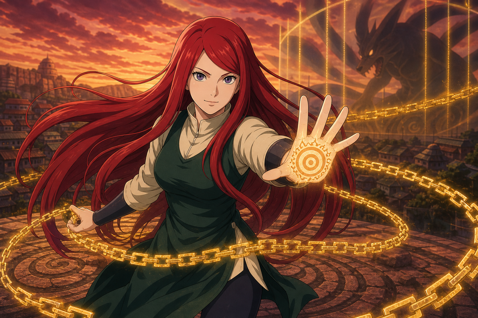 Kushina Uzumaki — Naruto character profile featured artwork