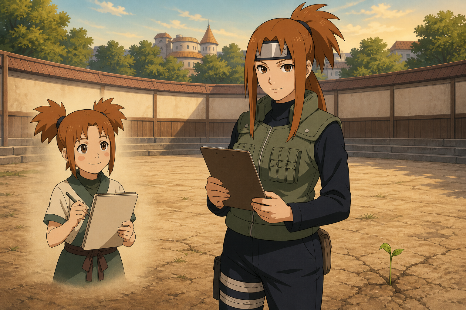 Moegi Kazamatsuri — Naruto character profile featured artwork