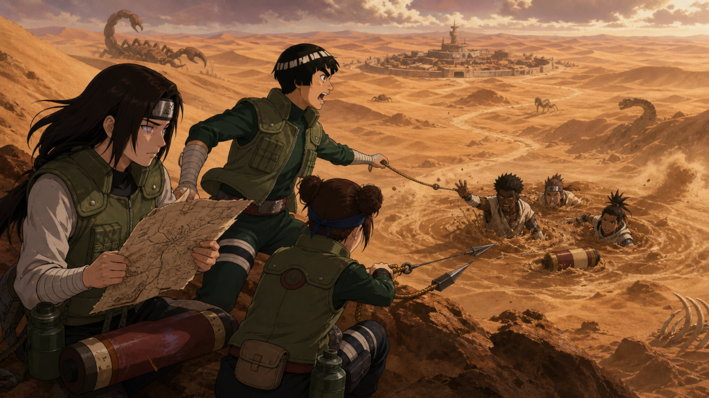 Team Guy turns back to rescue Shira’s team from quicksand in Episode 399