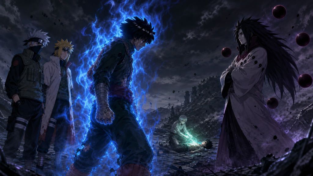 Might Guy faces Six Paths Madara as Kabuto preserves Sasuke in Episode 418