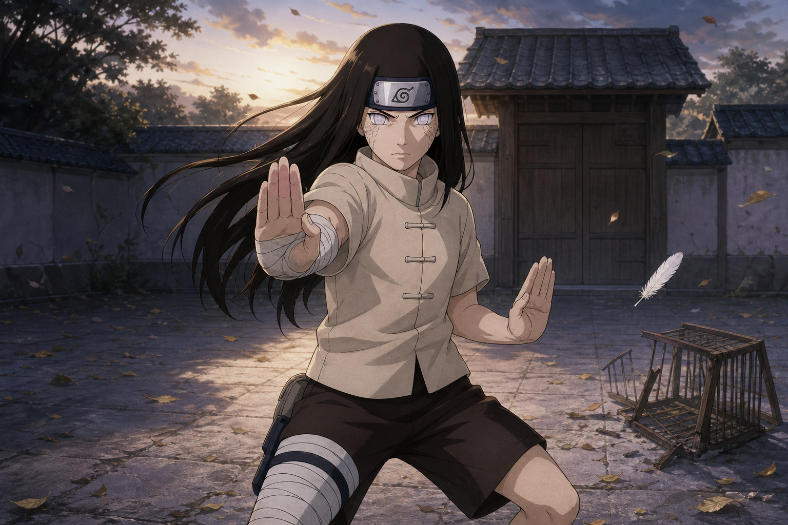 Neji Hyūga — Naruto character profile featured artwork