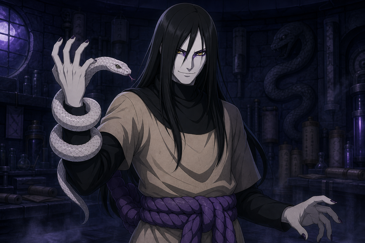 Orochimaru — Naruto character profile featured artwork