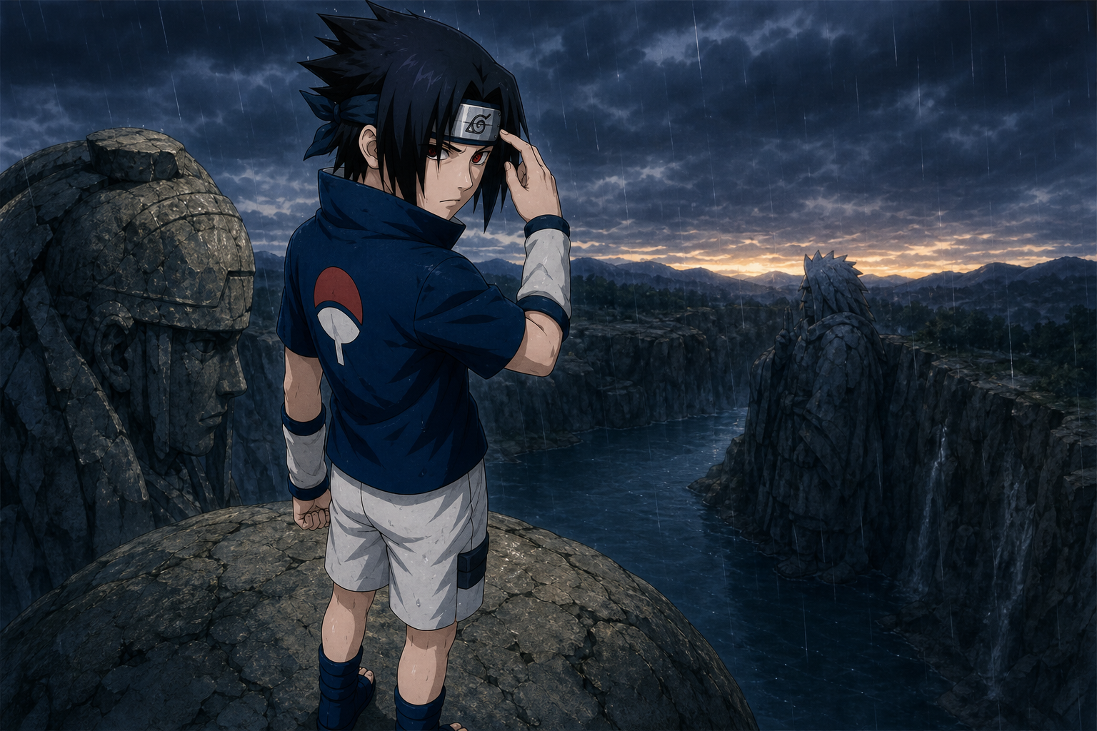 Sasuke Uchiha — Naruto character profile featured artwork