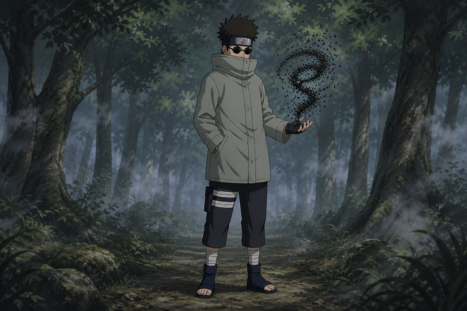 Shino Aburame — Naruto character profile featured artwork
